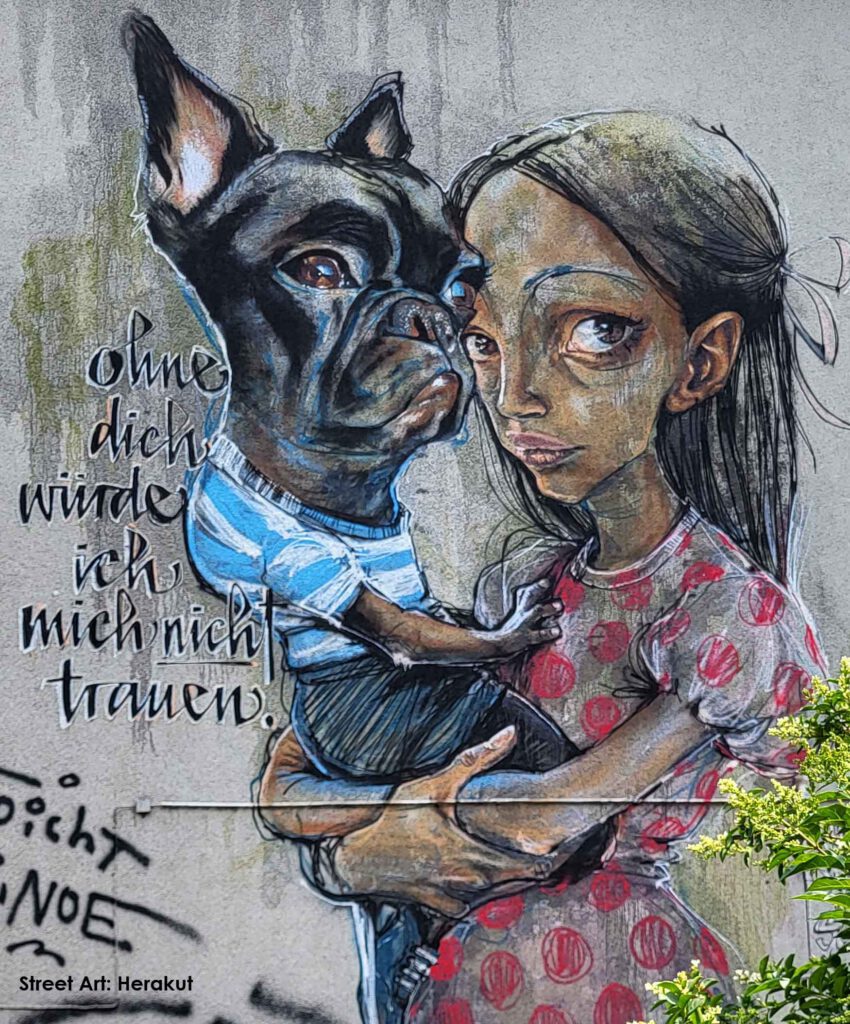 Street Art von Herakut in Köln